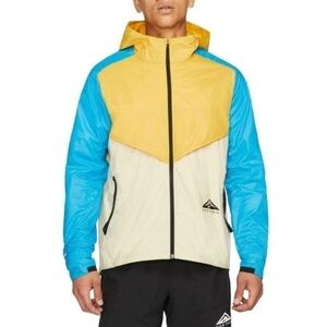 Nike Windrunner Men's Trail Running Jacket Solar Flare CZ9054-761 XXL